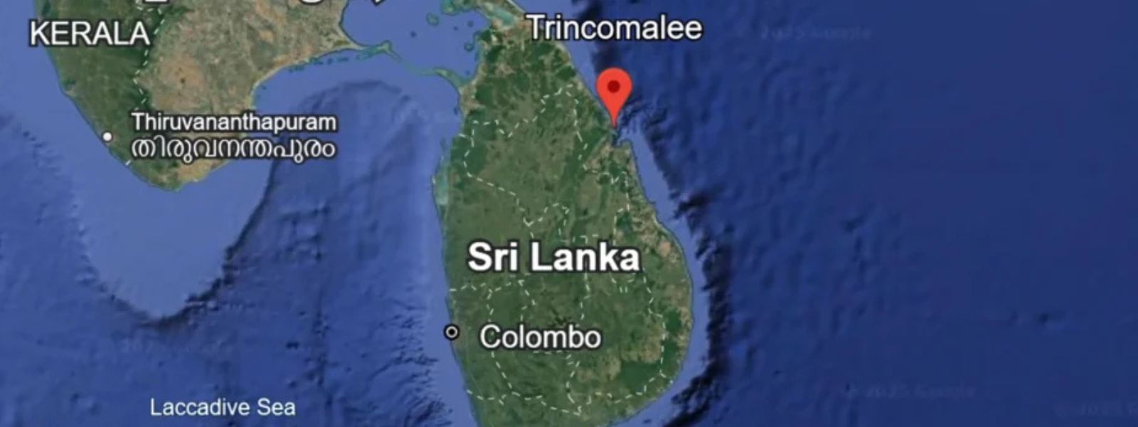 Minor Earthquake Recorded Off Trincomalee Coast